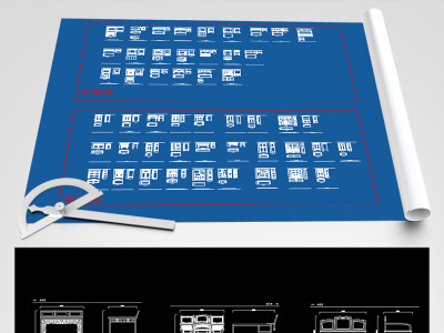 原创中式明清家具CAD图库-版权可商用3D模型