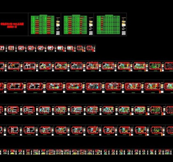 原创新中式别墅整套CAD施工图效果图-版权可商用3D模型