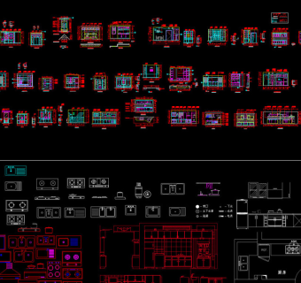 原创厨房CAD图纸-版权可商用3D模型