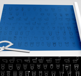 原创大量卫浴CAD图纸集合-版权可商用3D模型