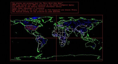 原创cad版世界地图-版权可商用3D模型