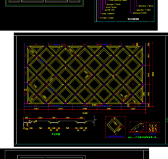 原创整木固装吊顶天花深化设计CAD-版权可商用3D模型