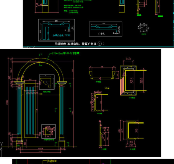 原创整木固装过道垭口深化设计CAD-版权可商用3D模型