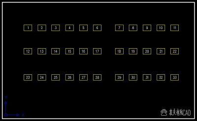 原创CAD数字关联递增动态块3D模型