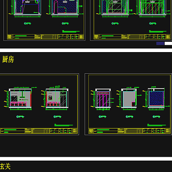 原创CAD摩洛哥风格施工图3D模型