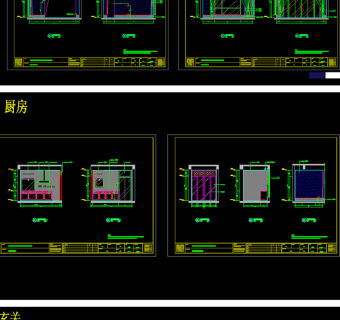 原创CAD摩洛哥风格施工图3D模型
