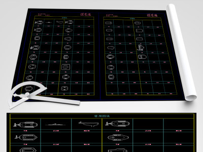 原创蹲便器CAD设计图-版权可商用3D模型