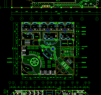 原创夜总会平面图3D模型