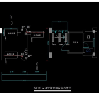 原创出入口通道智能管理标准停车场安装施工图-版权可商用3D模型