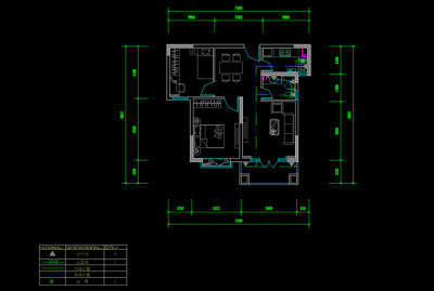 原创标准家装水路布置图3D模型