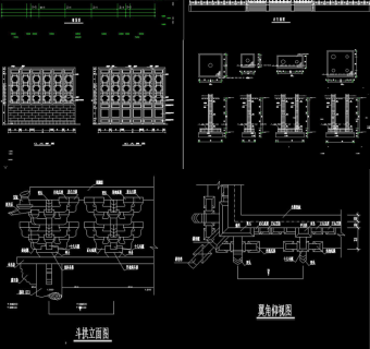 原创CAD建筑图纸中式建筑施工图结构节点图3D模型