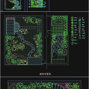 原创别墅庭院景观绿化平面图-版权可商用3D模型