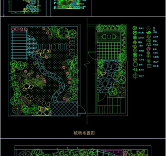 原创别墅庭院景观绿化平面图-版权可商用3D模型