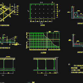 原创CAD轻钢龙骨吊顶详细施工图石膏板吊顶-版权可商用3D模型