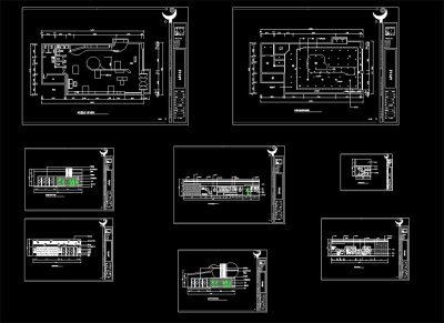 原创服装店CAD装修方案图3D模型