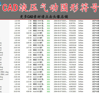 原创液压气动图形符号CAD3D模型