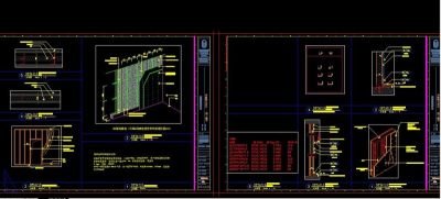 原创轻钢龙骨石膏板隔墙CAD-版权可商用3D模型