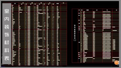 原创装饰材料表CAD-版权可商用3D模型