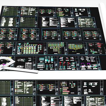 原创弱电系统图大样图弱电CAD-版权可商用3D模型