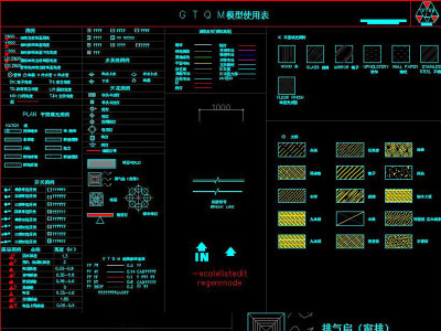 原创CAD设计标准图例填充图案电器插座开关-版权可商用3D模型