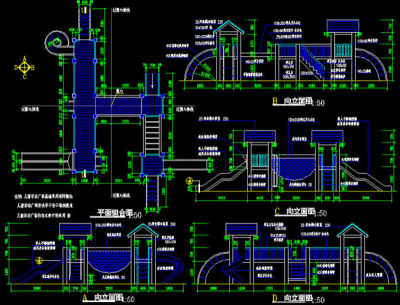 原创儿童游乐场CAD图纸3D模型