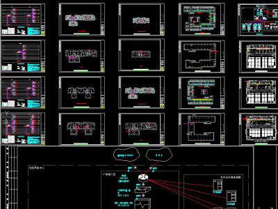 原创校区网络综合布线全套图纸-版权可商用3D模型