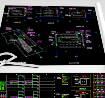 原创CAD机房弱电智能化系统平面图-版权可商用3D模型