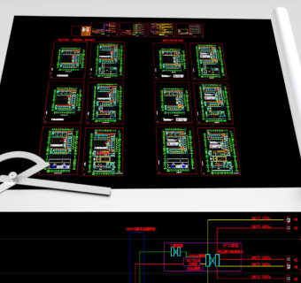 原创养老服务特护中心智能化施工图-版权可商用3D模型