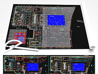 原创面包店CAD全套平面装修图-版权可商用3D模型