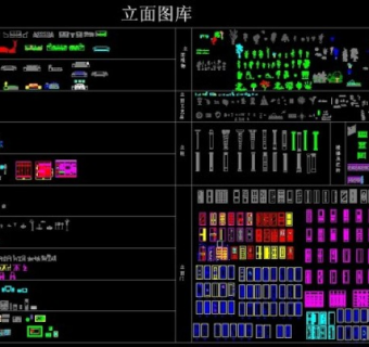 CAD常用素材图库3D模型