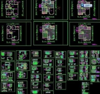 东莞某花园别墅中式装修图图片3D模型