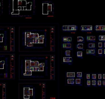 cad别墅设计素材图片3D模型