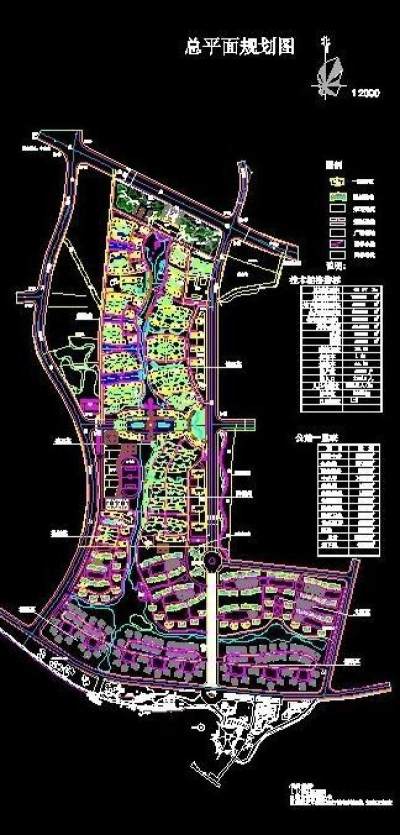 居住区cad平面规划图图片3D模型