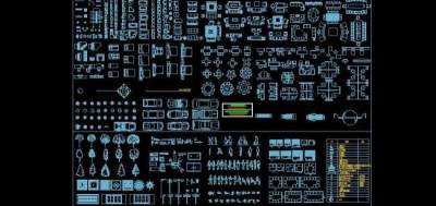 常用cad图库图片3D模型