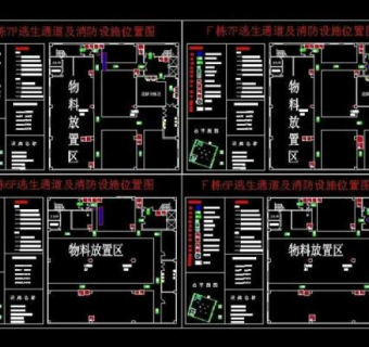 消防疏散图图片3D模型