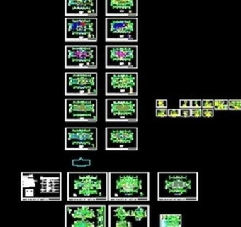 北美木屋建筑全套图纸图片3D模型