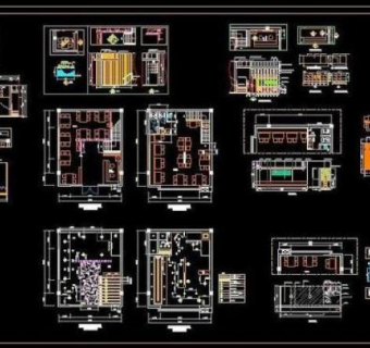 火锅店装修方案图图片3D模型