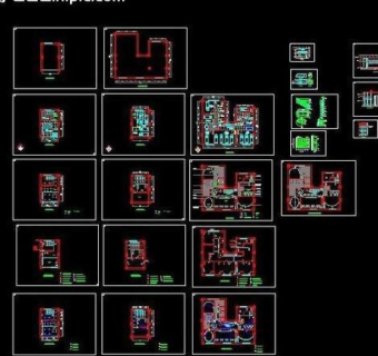 美容院全套装修图图片3D模型