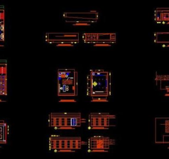 cadit办公空间装修图片3D模型