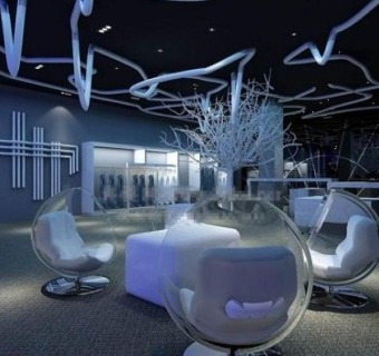 服装店CAD模型3D模型