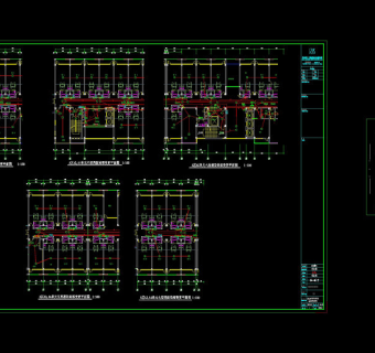 消防局部变更cad平面图3D模型