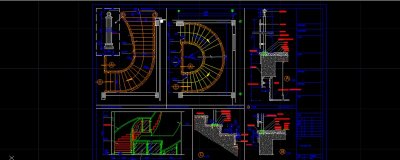 旋转楼梯详图图片3D模型