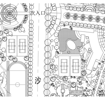 CAD活动中心景观规划方案3D模型