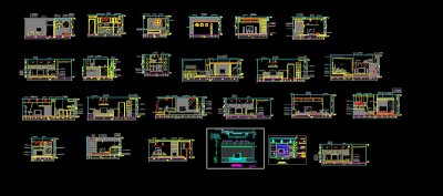 室内立面图3D模型