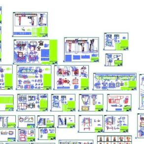 龙门吊车安装图纸3D模型