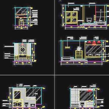 卫生间立面图3D模型