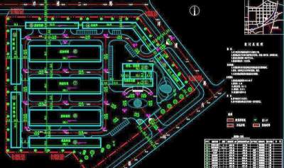 钢结构厂房 总平面图3D模型