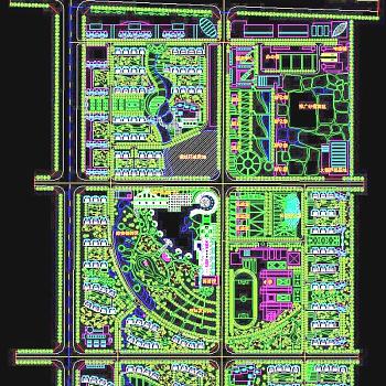 小区规划 总平面图3D模型