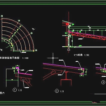 彩钢板屋面平面图3D模型