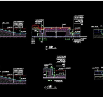 景观绿化设计通用大样图(包括水池3D模型